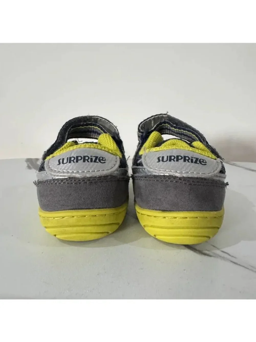 Stride Rite Surprize Navy Blue & Green Aston Sneakers 4